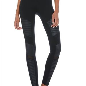 Alo high waisted moto pant.